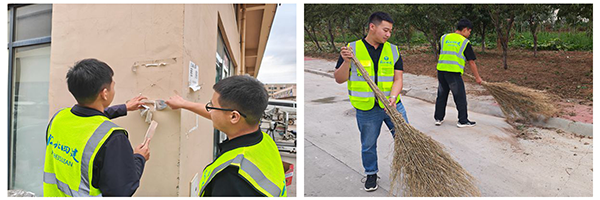 三分公司鹿泉職教中心項目開展“清潔環境”志愿服務活動